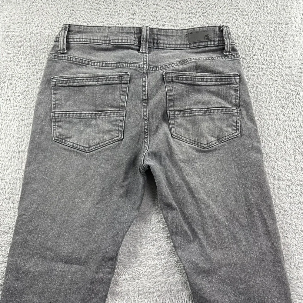 Free‎ Planet Jeans Mens 32x32 (30x30) Gray Wash Sustainable Denim Straight Leg